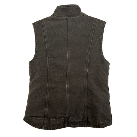 Carhartt Sherpa Lined Canvas Vest M 8-10 - Picture 2 of 4